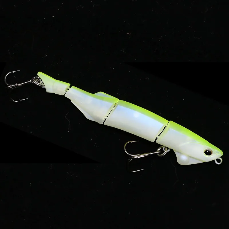 Swimbait articulado profesional, 90mm, 6g, lápiz que se hunde, señuelo de pesca para caminar al perro, cebo duro Artificial para Lucio, lubina, aparejos de perca - imagen 3