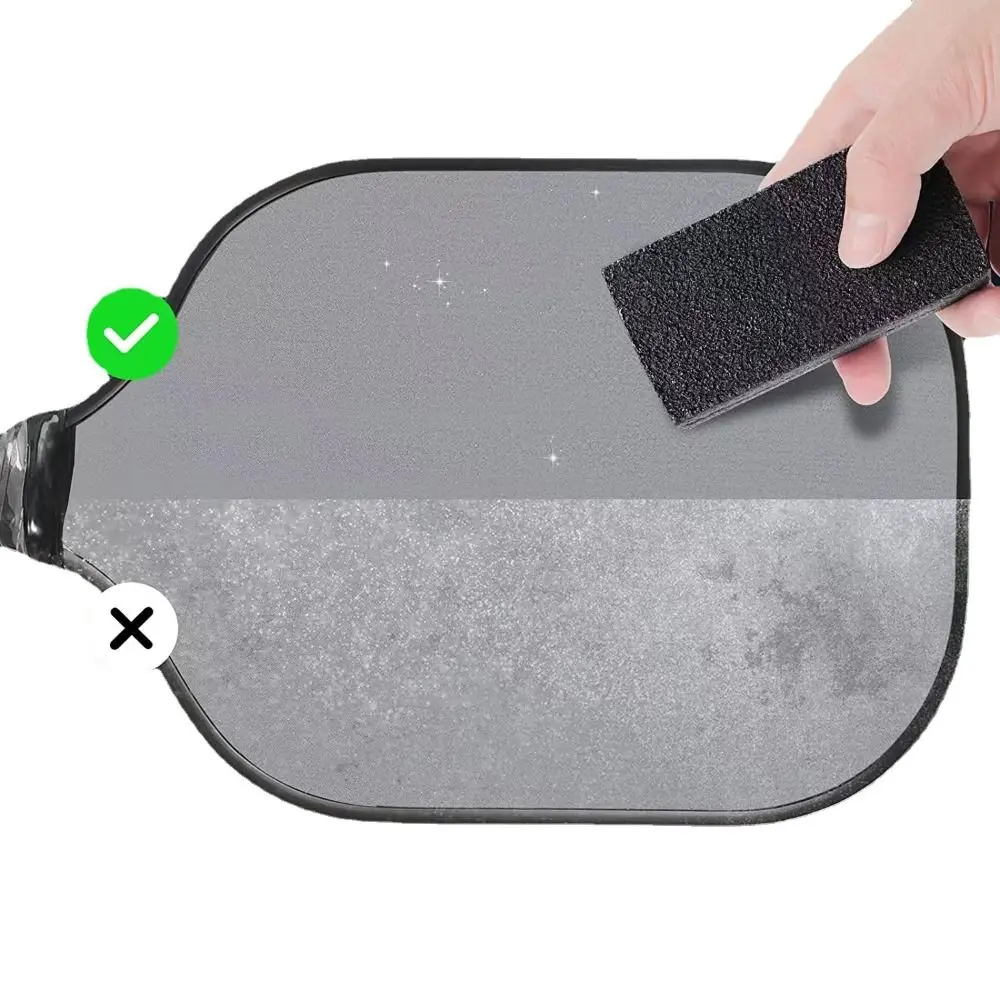 Borrador de goma portátil para pickleball – Limpiador de palas