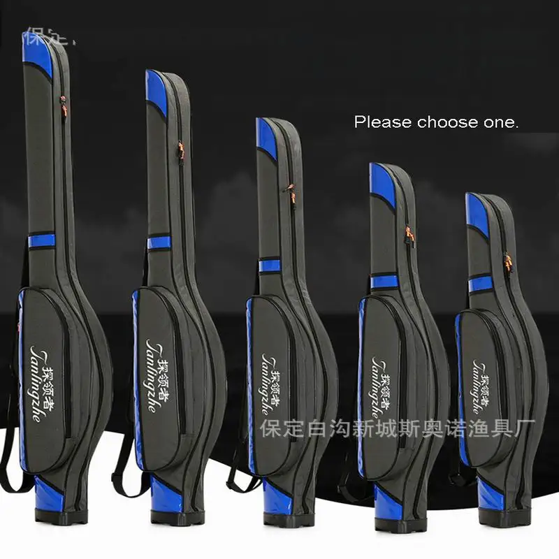 OX125 OX127 OX135 OX142 OX150 1 pieza bolsa para caña de pescar mochila Material de tela Oxford longitud 1,25 m 1,27 m 1,35 m 1,42 m o 1,5 m - imagen 2