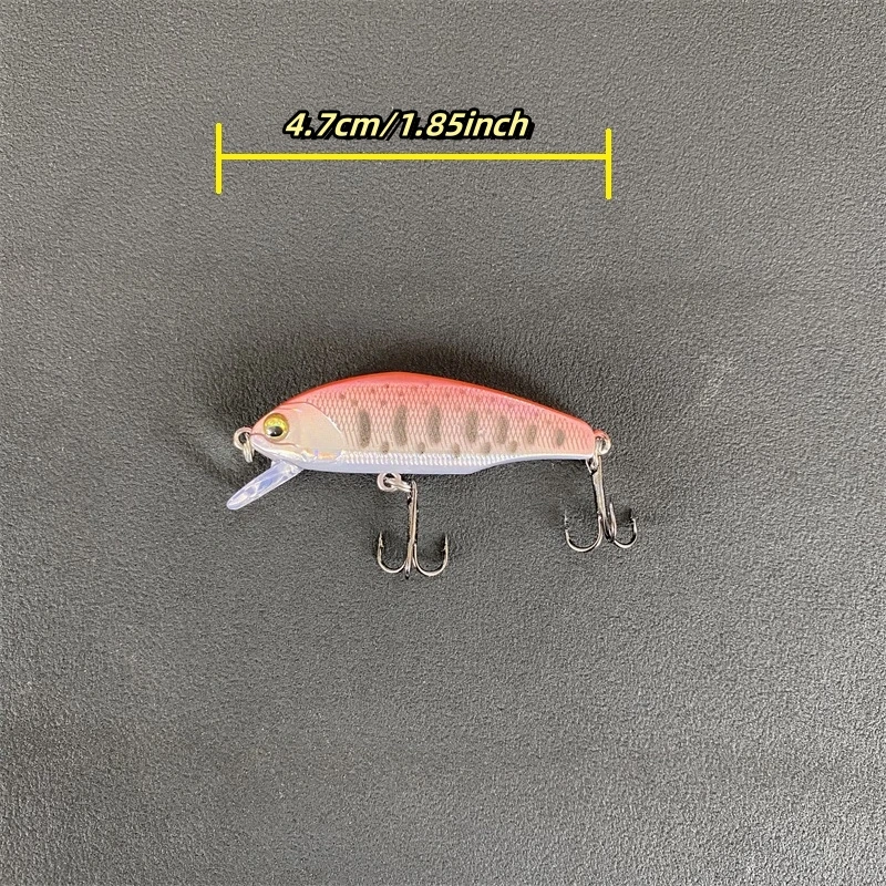 LURETV Japón SMITH mismo 47S velocidad de graves velocidad de INCITE hundimiento Micro objeto Mino Stream trucha cebo de pescado Roada cebo falso M44 - imagen 5