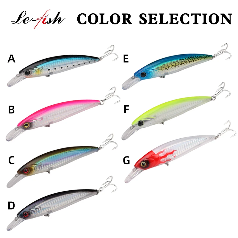 Le Fish-Cebo Artificial jerkbait para pesca en el mar, pececillo flotante de fundición larga, Wobblers, 120mm, 24,5g - imagen 5