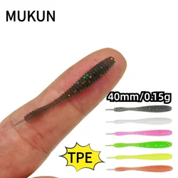Vinilos mini MUKUN – Señuelos silicona para lubina en roca