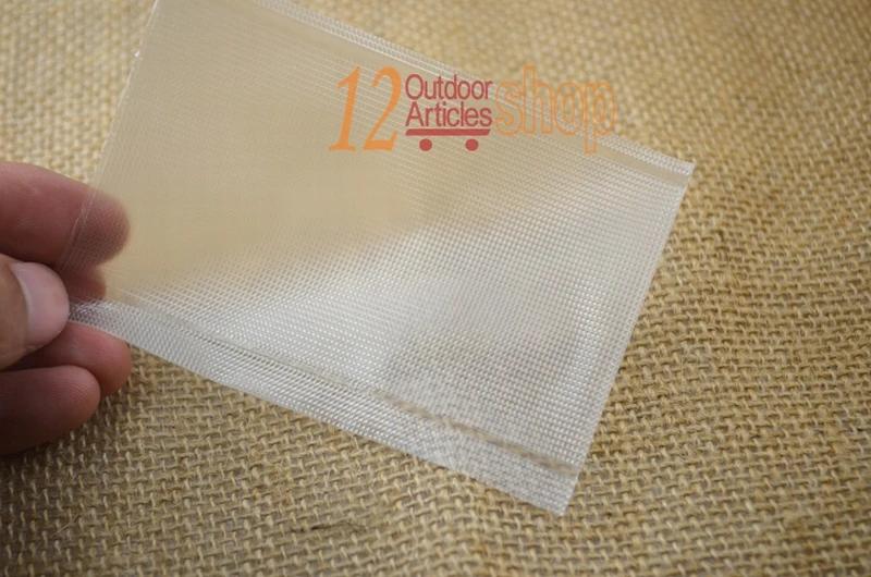 MNFT 50 Uds. Bolsas de PVA de 7x10 cm para pesca de carpa, dispensador de fundición de cebo en tierra, alimentador, aparejos de pesca, Ideales solubles disueltos - imagen 3