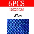 6pcs Blue