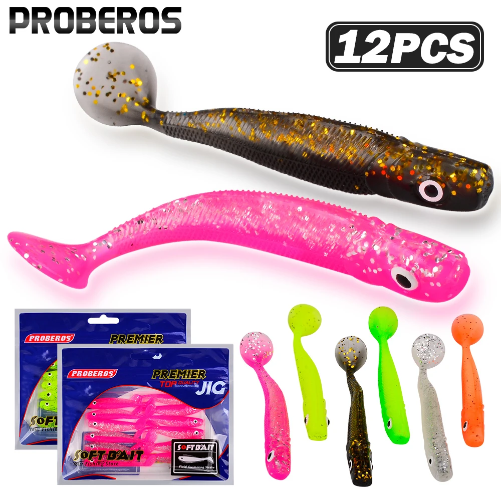 Proberos Bionic Eyes Paddle Tail – Señuelo vinilo para lubina