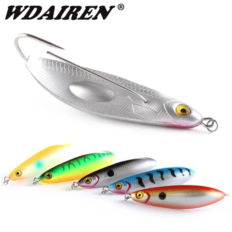 Cebo duro antihitch para pargo, 8cm, 20g, cuchara giratoria, Wobblers, Señuelos de pesca en hielo que se hunden en invierno, Crankbait para agua salada, 1 ud. - imagen 4