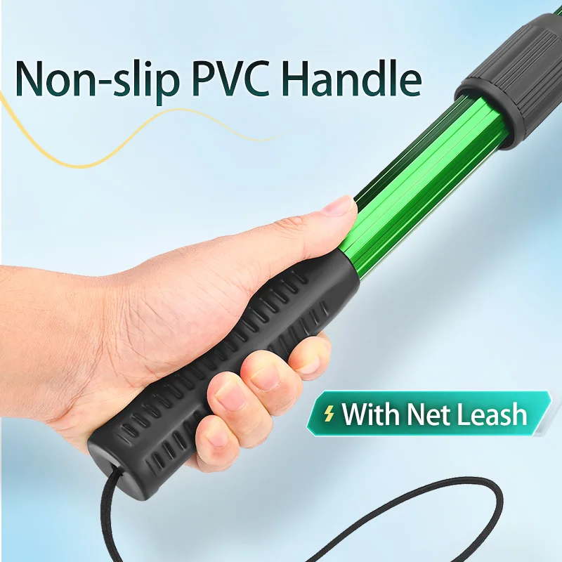 WEIHE 1 Uds red plegable 16 # Varilla de red de aleación de aluminio, red de silicona de bolsillo, red telescópica - imagen 4