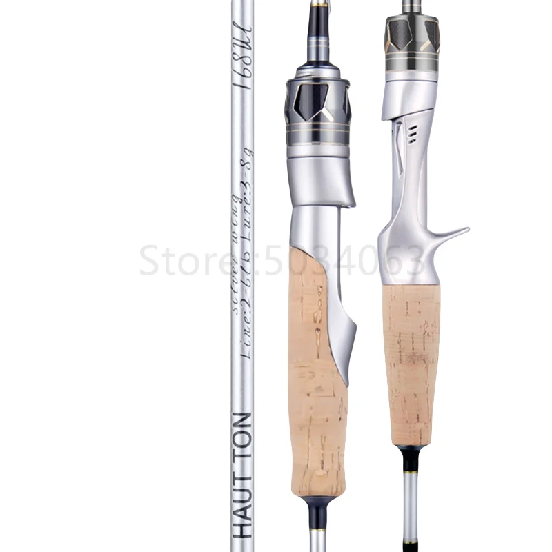 Caña de pescar telescópica portátil, caña de pescar ultraligera de fibra de carbono para agua salada y dulce - imagen 4