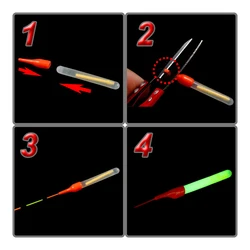 Barra luminosa fluorescente para pesca nocturna – Alta visibilidad