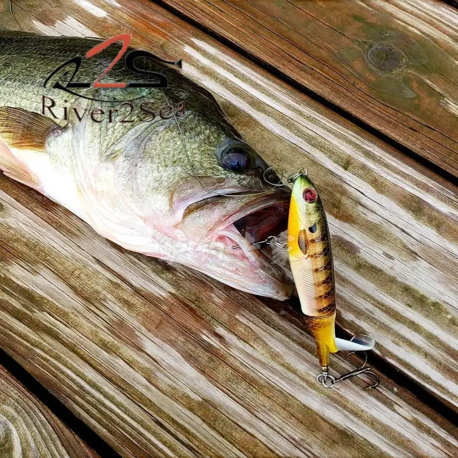 Tractor de ruido original americano R2s whopper plopper90, sistema de superficie Luya, buzzbait