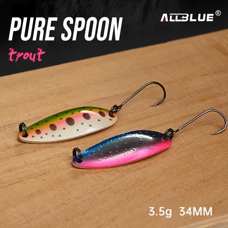Cuchara ALLBLUE Pure Spoon – Señuelo metálico para trucha de arroyo