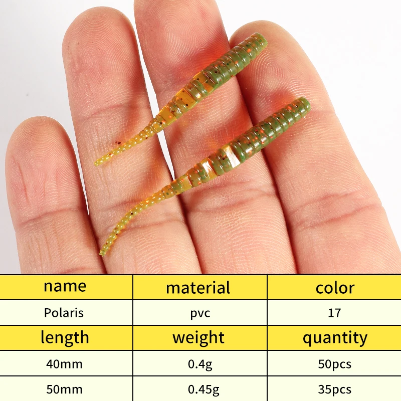 2020 supercontinente 4cm 5cm Señuelos de Pesca cebo Artificial suave predador aparejos Polaris hundimiento señuelo Pesca aparejos de Pesca baratos - imagen 3