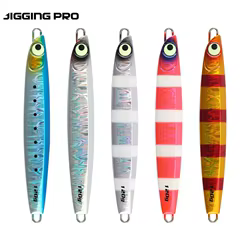 JIGGING PRO Señuelo luminoso de metal para agua salada caída lenta