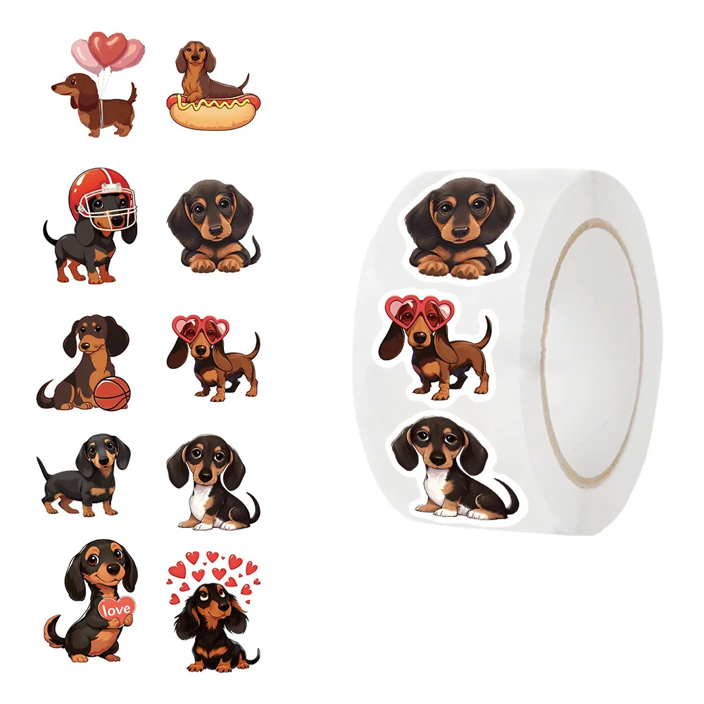 Vinilo pegatinas Dachshund - dibujos para niños impermeables