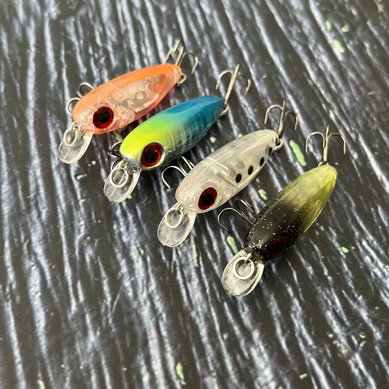 38mm 2,7g Mini colgar Minnow Señuelos de Pesca cebo duro Artificial Pesca Wobbler para Lucio Jerkbait Swimbait Accesorios - imagen 2