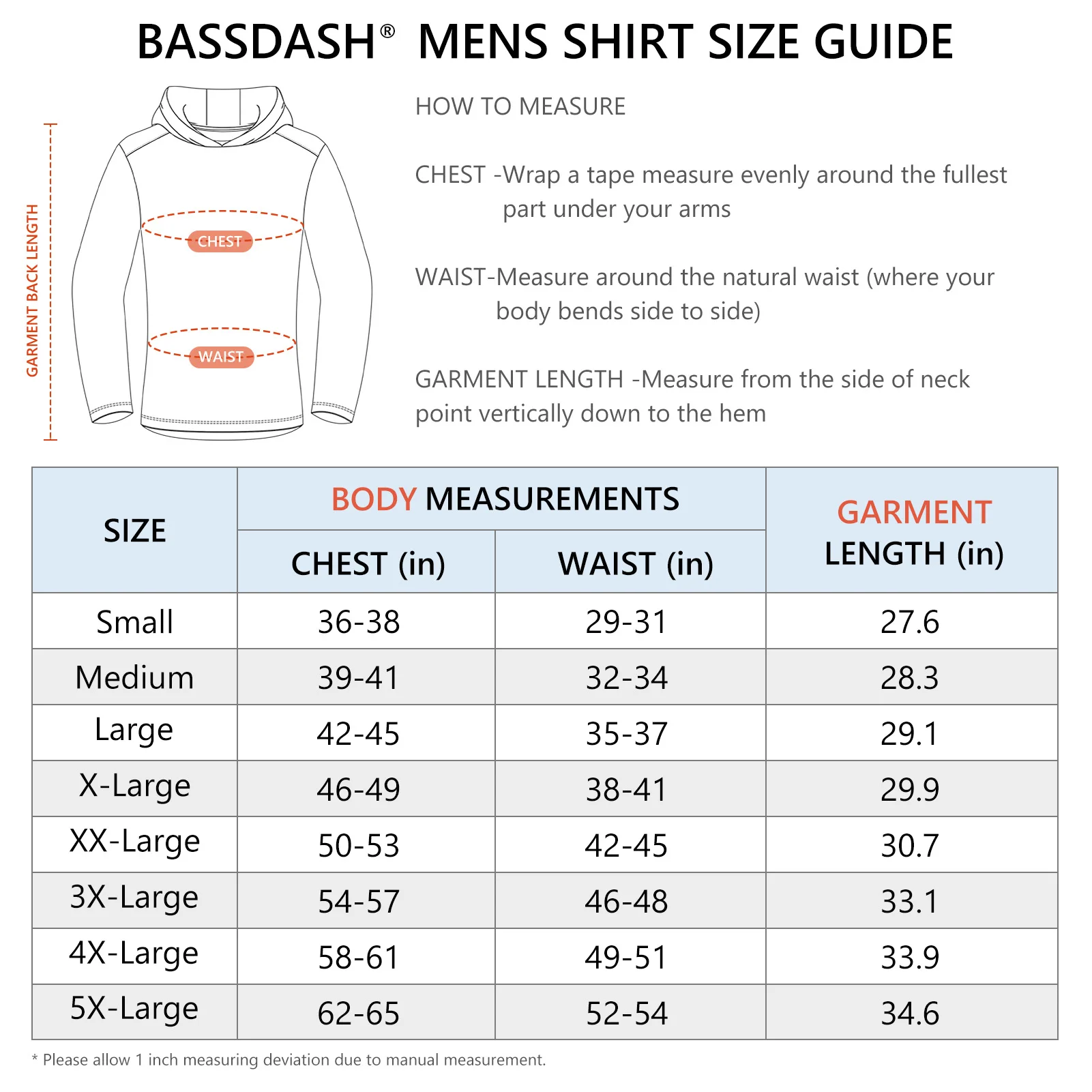 BASSDASH Sudadera con capucha de pesca con cordón UPF 50+ para hombre, camisetas con capucha de manga larga con protección solar UV para senderismo al aire libre FS33M - imagen 3