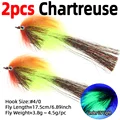 2pcs Chartreuse