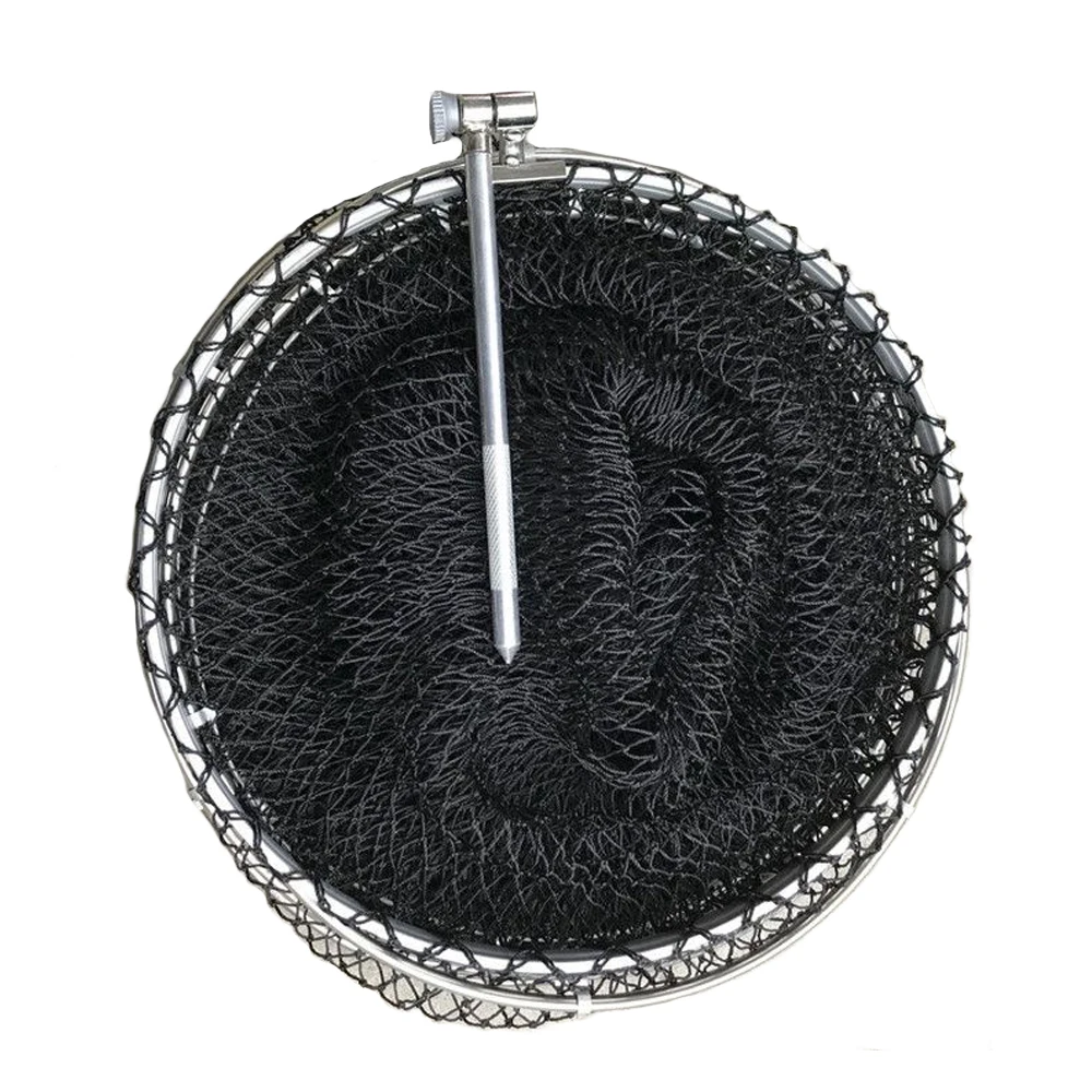 Bolsa plegable de malla de nailon suave para pesca al aire libre, herramienta de supervivencia temporal, grosor de 25cm a 40cm - imagen 3