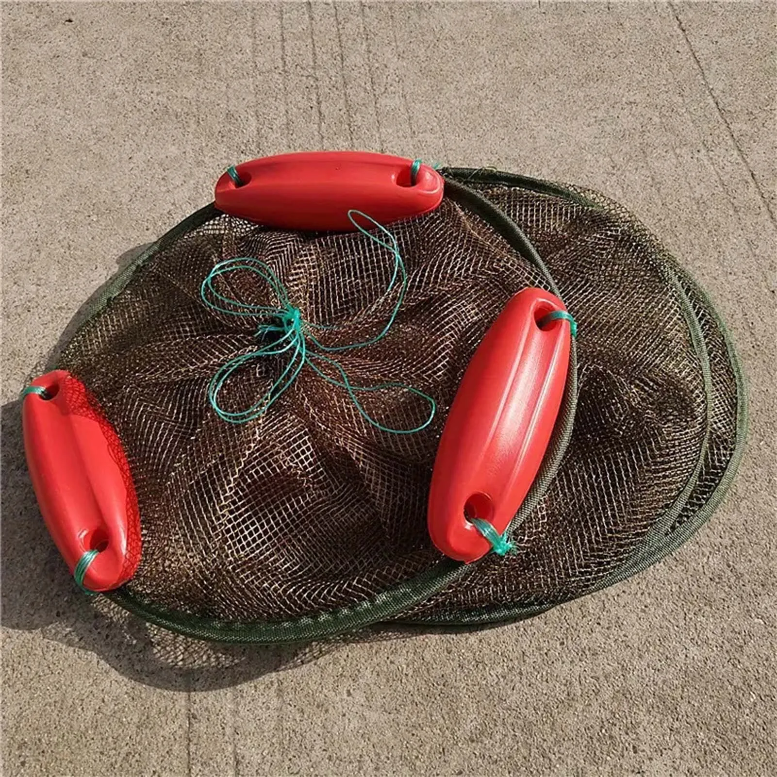Red de pesca larga nailon – Malla secado rápido con bolsa portátil - imagen 3