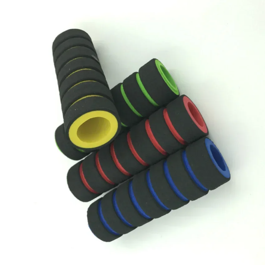 Empuñaduras de bicicleta de carreras, mango de motocicleta, cubierta de esponja de espuma antideslizante, manillar suave, barra de bicicleta de montaña, 2 piezas, 1 par - imagen 5