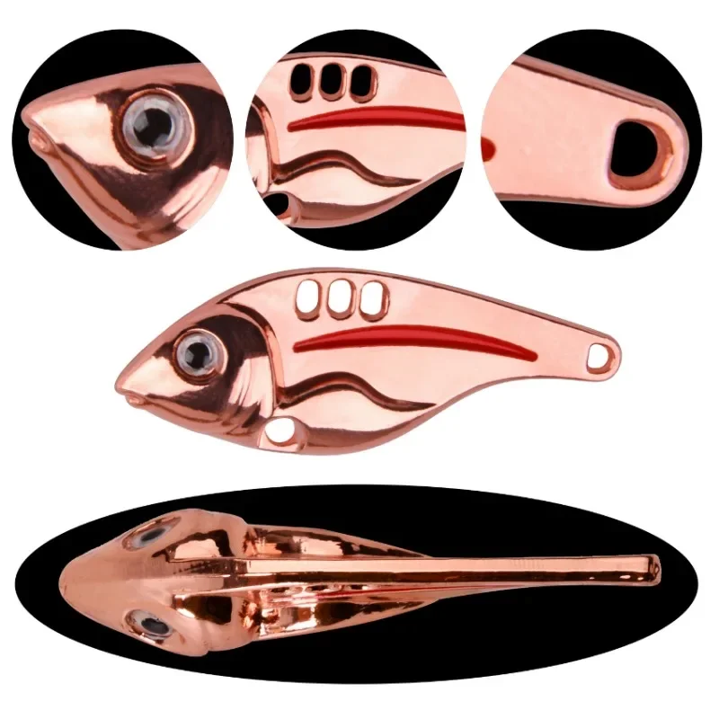 Señuelo de pesca de cuchara de metal, cebo de trucha, fundición Wobbler, accesorios de aparejos de jigging, 10g, 15g, 20g, 1 pieza - imagen 5