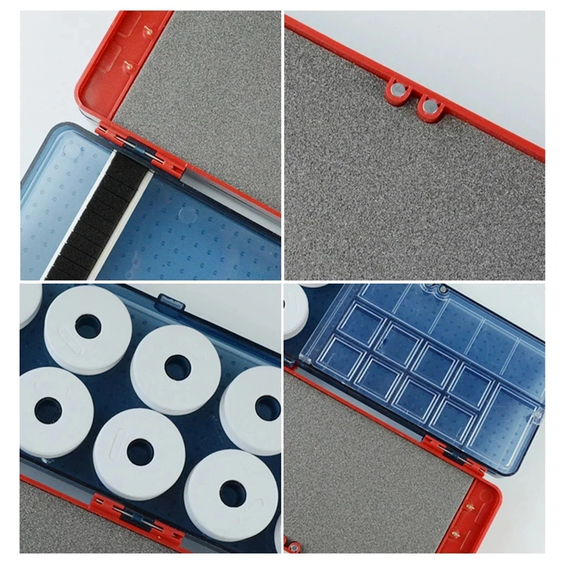 Caja flotante multifuncional para aparejos de pesca, tablero de bobinado de sedal, accesorios, caja de almacenamiento de herramientas, suministros de pesca de 51cm - imagen 5