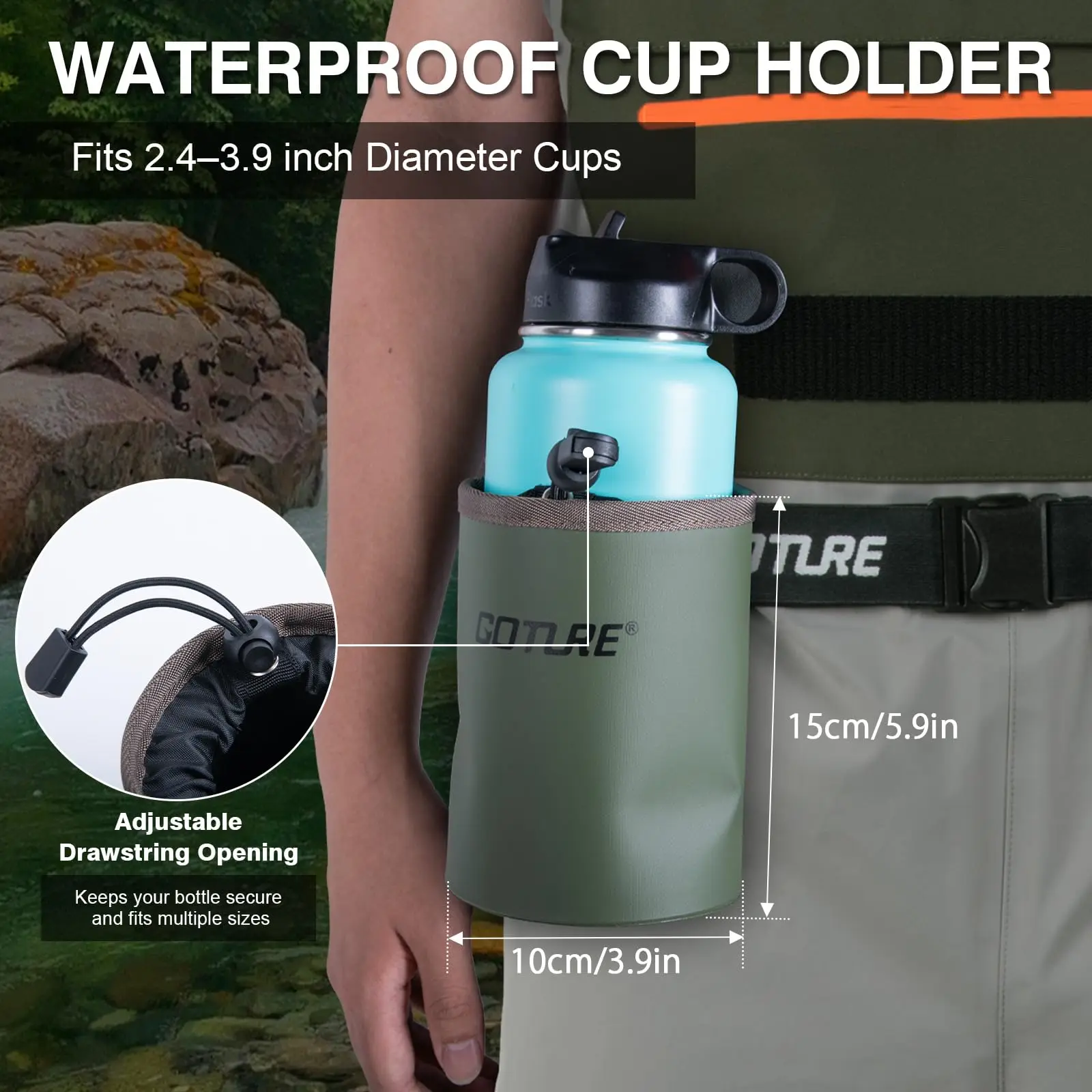 Goture Wader Transpirable Multicapa Cremallera Pecho - Botas Pesca - imagen 5