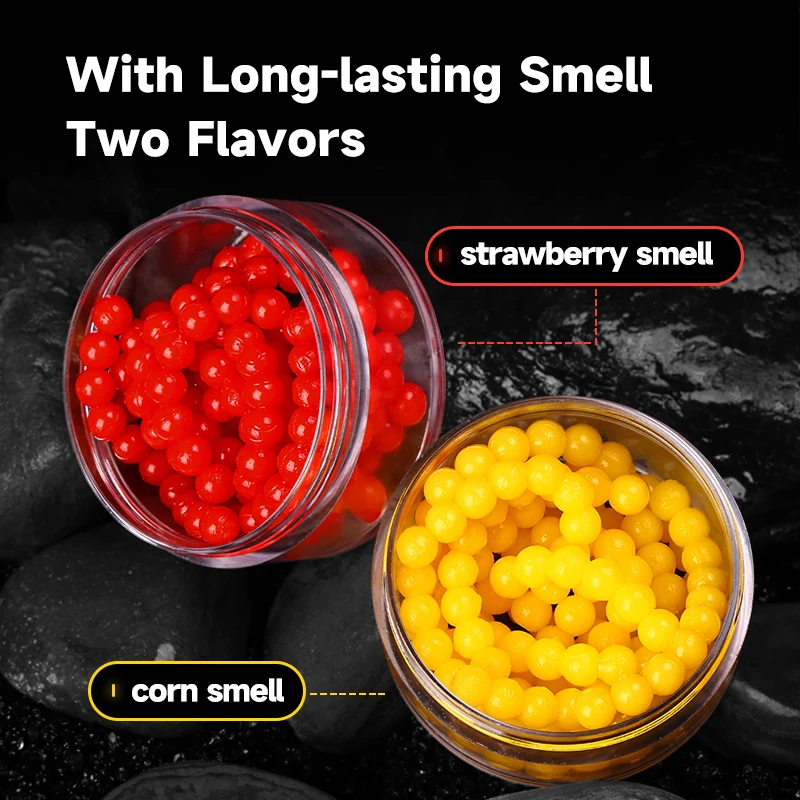 WEIHE1PC cebo blando flotante flotante en blance de agua el anzuelo - imagen 5