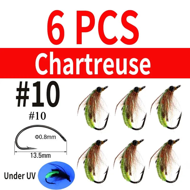 6pcs A UV chartr10