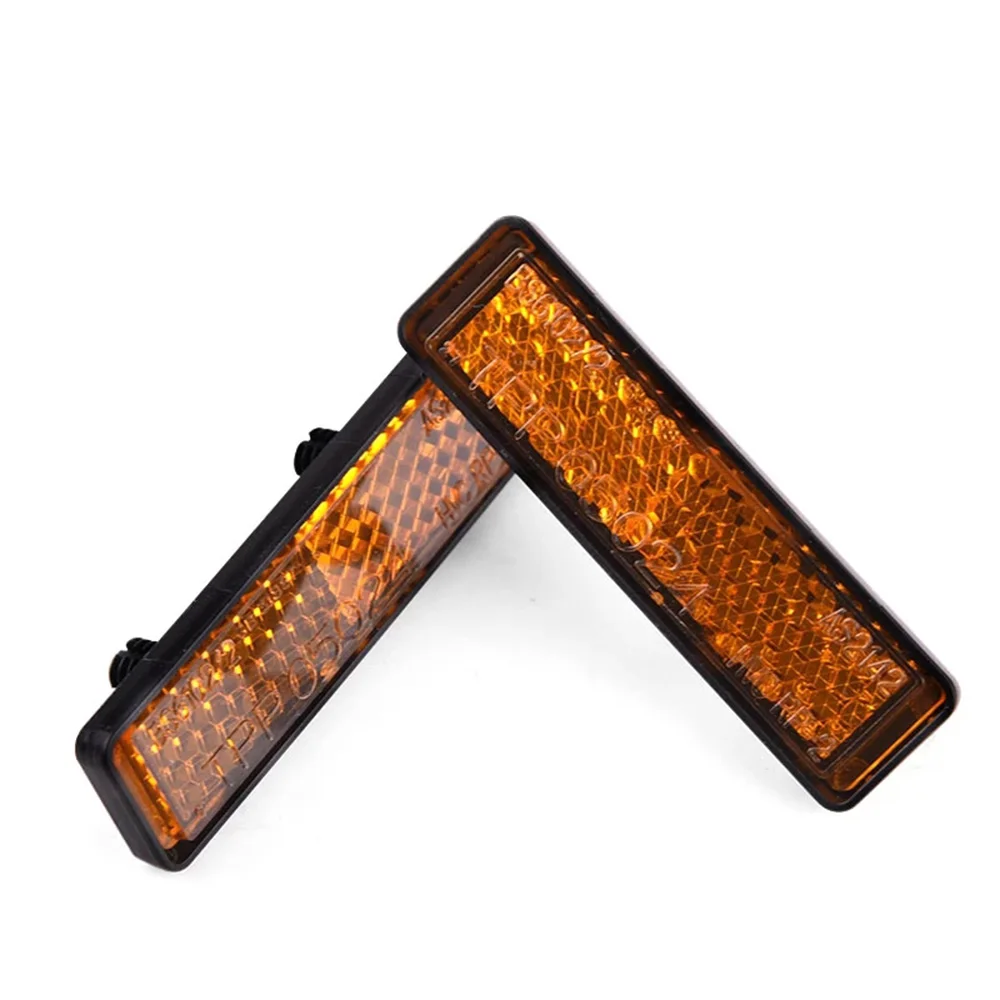 Piezas de bicicleta de ciclismo nocturno de seguridad, accesorios reflectantes para Pedal reflector, 4 Uds. - imagen 3