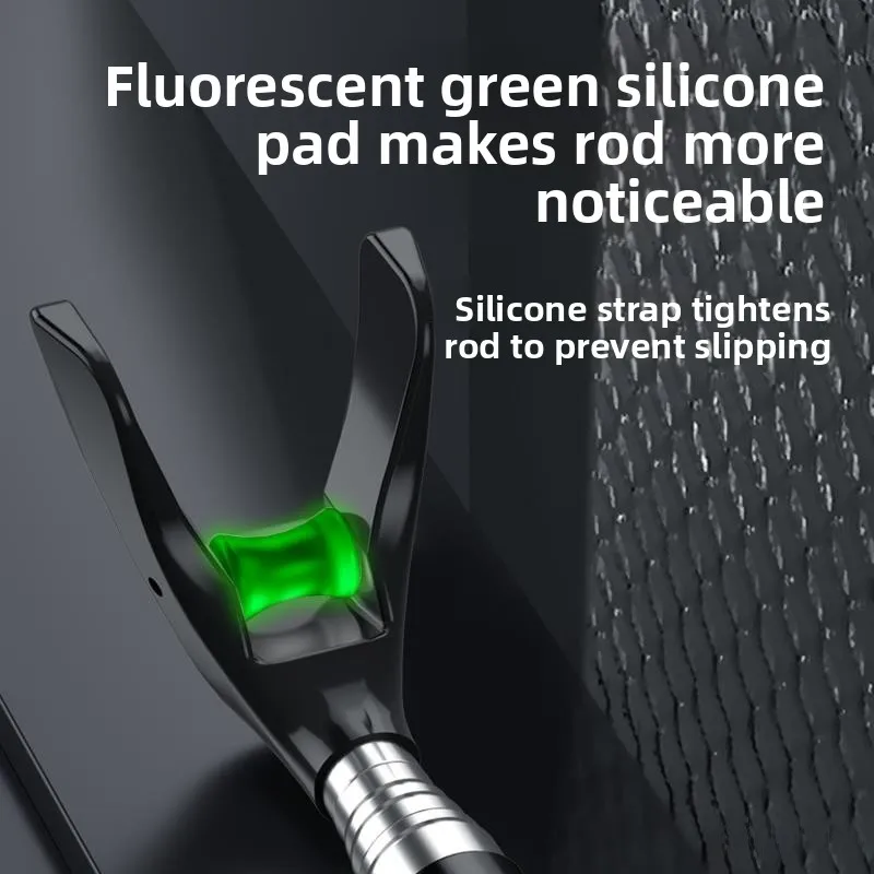 Varilla de fiing de acero inoxidable, soporte para pulsera, plataforma para pistola, soporte para poste de fiing de mano, accesorios para equipos de fiing, cámara para exteriores... - imagen 3