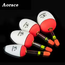 Flotador de pesca de plástico, cebo luminoso EVA, 10g-100g, 1 unidad