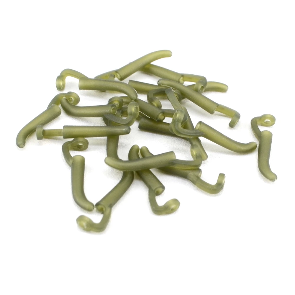 Accesorios de pesca de carpa 20 piezas, mangas antienredos para anzuelos, alineador de línea de aparejo en D, aparejos de Terminal Zig rig AH014 - imagen 5