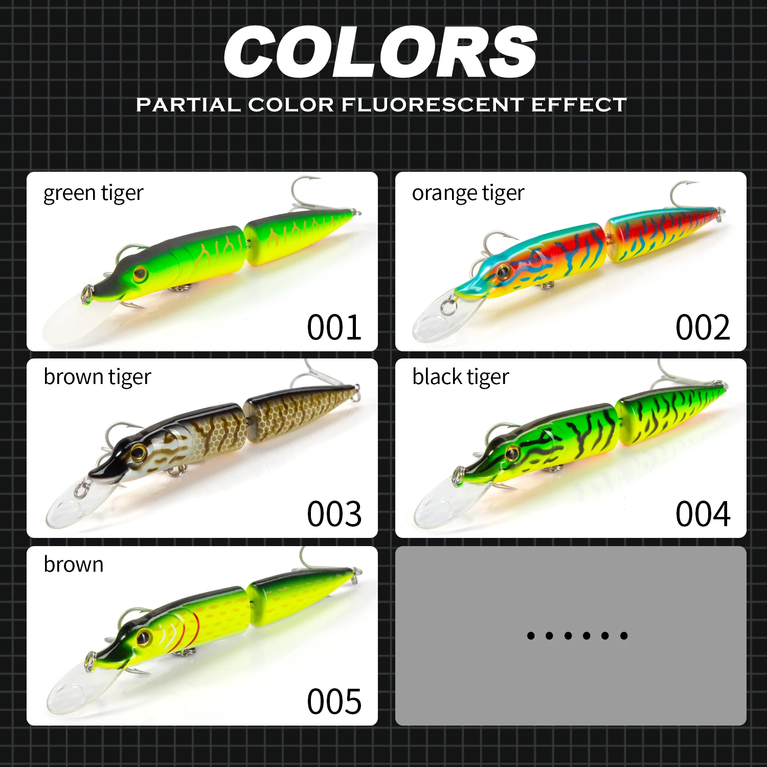 Hunthouse-señuelos de pesca de Lucio, wobber, muskies, pececillo, cebo duro articulado, swimbait, 12cm/16cm, 15,5/32g, pesca de invierno - imagen 4