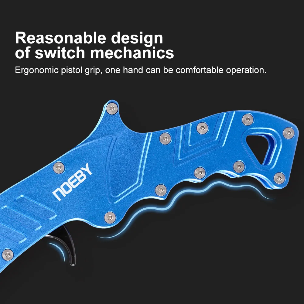 Noeby-Pinza de pesca multifuncional, acero inoxidable, mango de controlador de labio de pescado, soporte de aparejos, herramienta de pesca - imagen 3