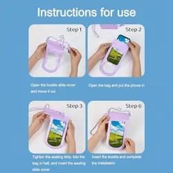Funda impermeable para móvil con pantalla táctil – Transparente pesca