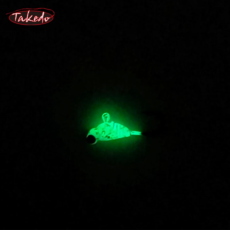 TAKEDO-Jig Head Juego de cebos y señuelos para pesca en hielo, Lucio de perca de pesca de invierno, gran oferta, SP16, 1,9 g, 24 mm - imagen 5
