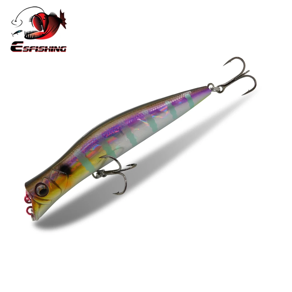 KESFISHING Nuevo señuelo Popper cebo duro 100 mm unidad 0-0,2 m Dater King para lubina - imagen 5