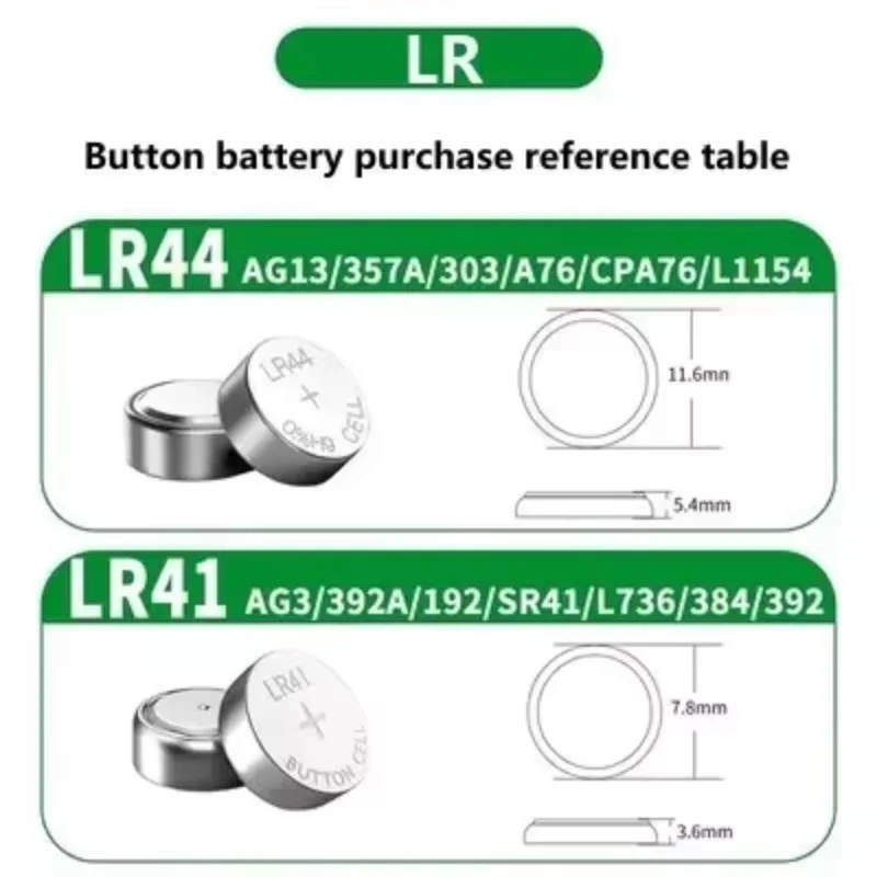 Pilas de botón 1,55 V resistentes para reloj juguetes - imagen 4