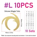 10pcs golden L
