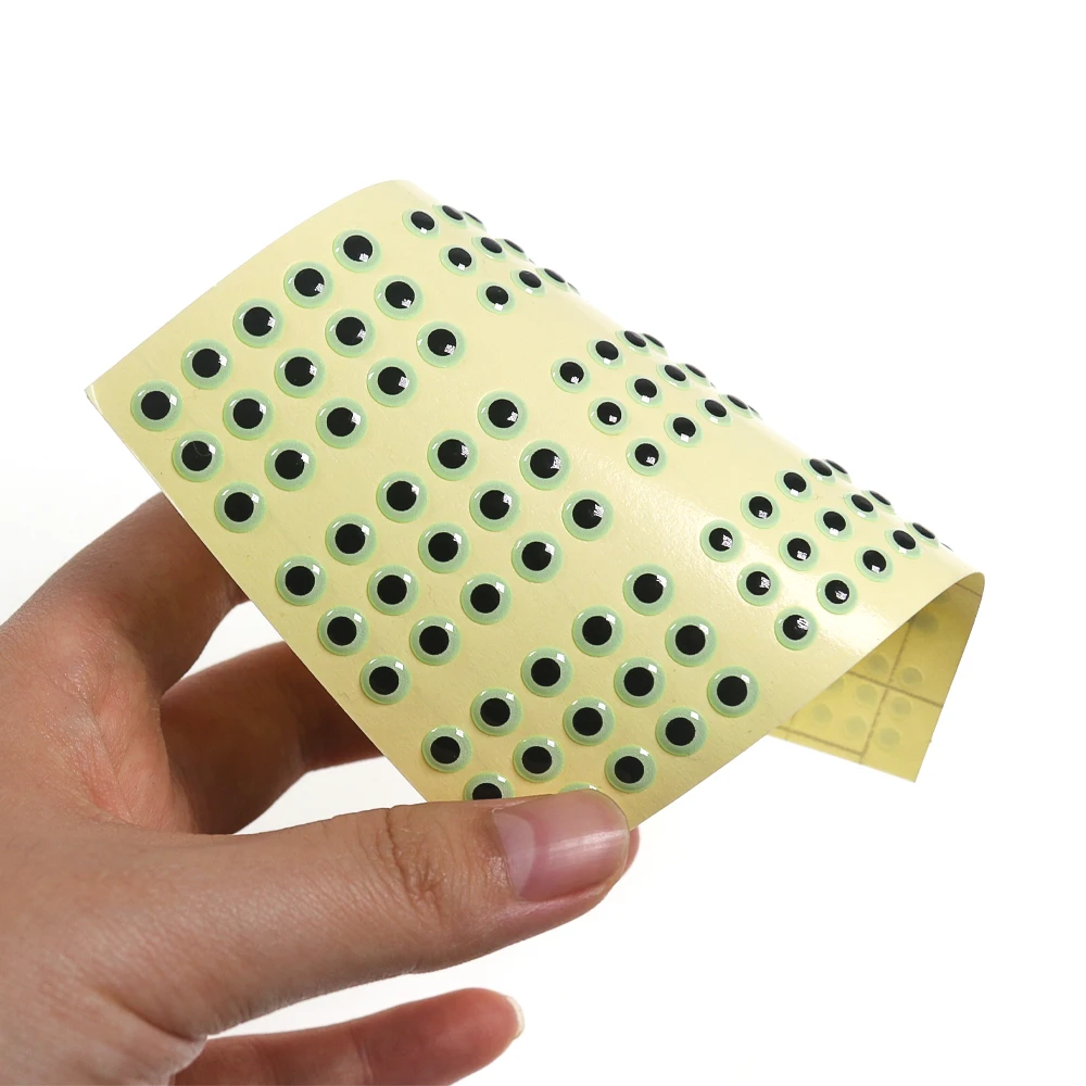 Wifreo-Ojos de pez 3D luminosos, señuelo que brilla en la oscuridad, para moscas Streamer, Material para hacer cebo, plantilla de agua salada, 69/183 piezas - imagen 5