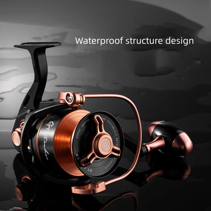 Ecooda GT-Fisher S16000XH — Carrete giratorio 6.0:1 para spinning - imagen 4