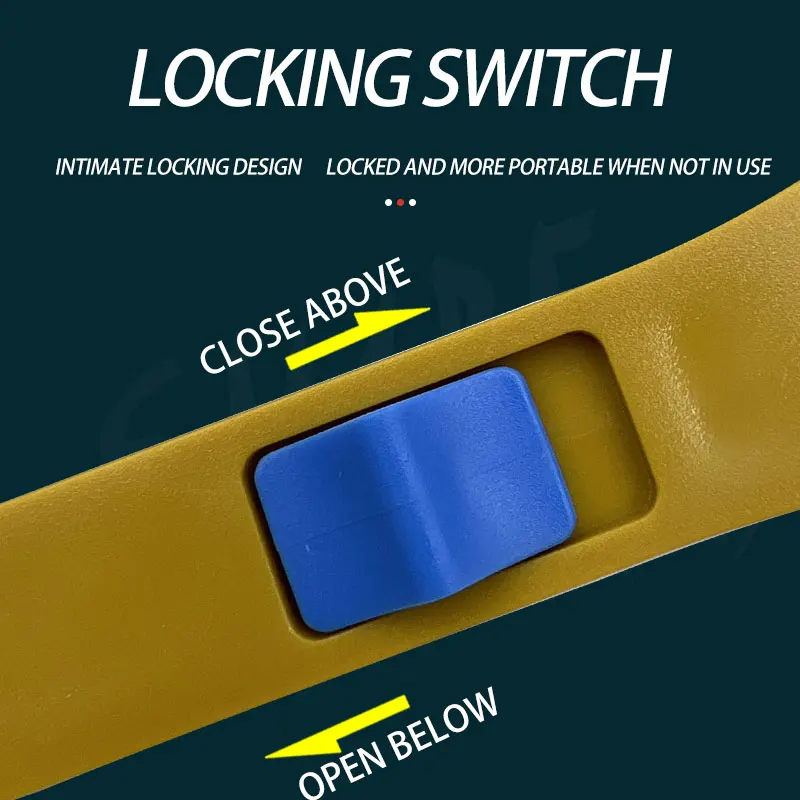 Pinzas de cuerpo de pesca, pinza con soporte de plástico, interruptor de bloqueo, equipo de pesca - imagen 4