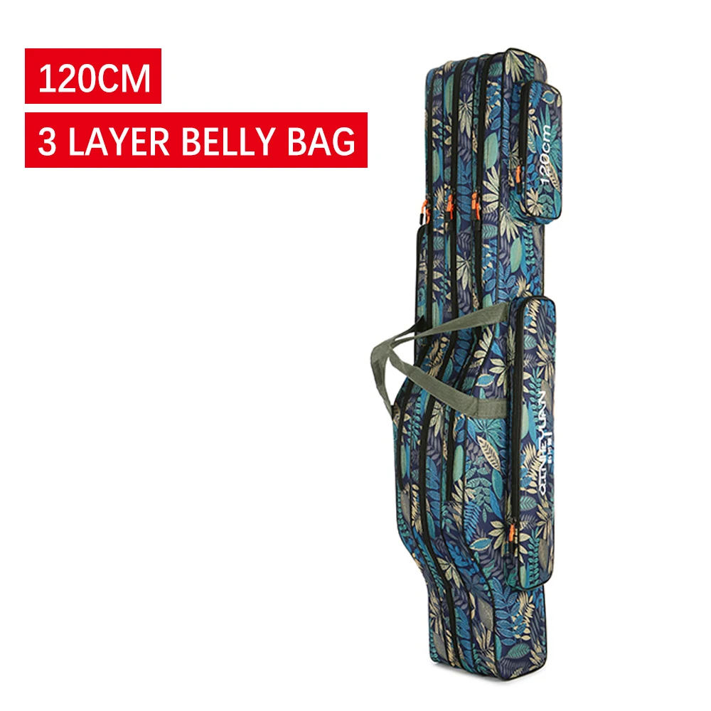 Bolsa de pesca multifuncional de 2 o 3 capas, bolso cruzado de un solo hombro, caja - imagen 2