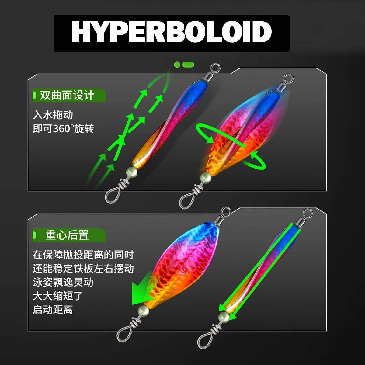 Señuelos con cuchara en línea para trucha, cebo duro de imitación para carpa lubina, 5g7g10g15g, Spinner de Metal que se hunde, Jerkbait, cuchara de cobre para invierno, 4 unidades - imagen 5