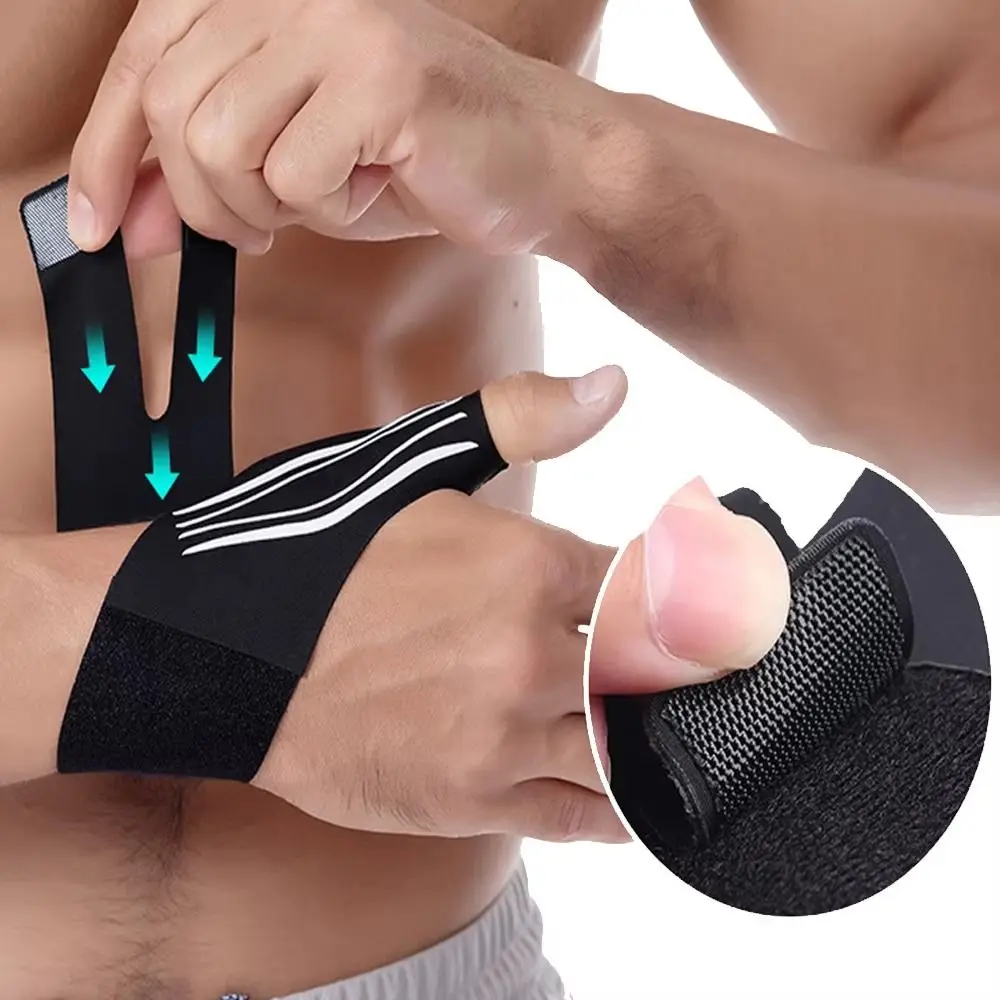 Muñequera de pesca ultrafina nylon ajustable con sujeción pulgar - imagen 2