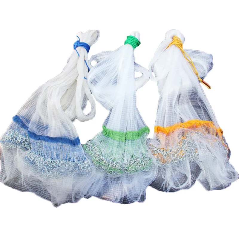 Lawaia-red de pesca con cadena de hierro fundido a mano, malla pequeña, red rotativa de alta calidad, herramienta de Red de estilo tradicional coreano - imagen 4