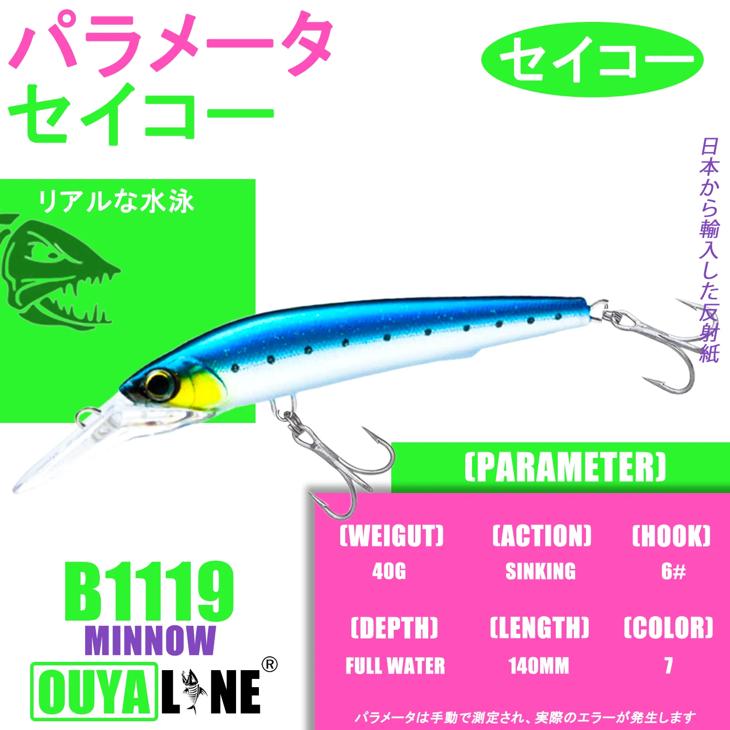 Señuelo artificial de pececillo 14 cm para spinning - imagen 2
