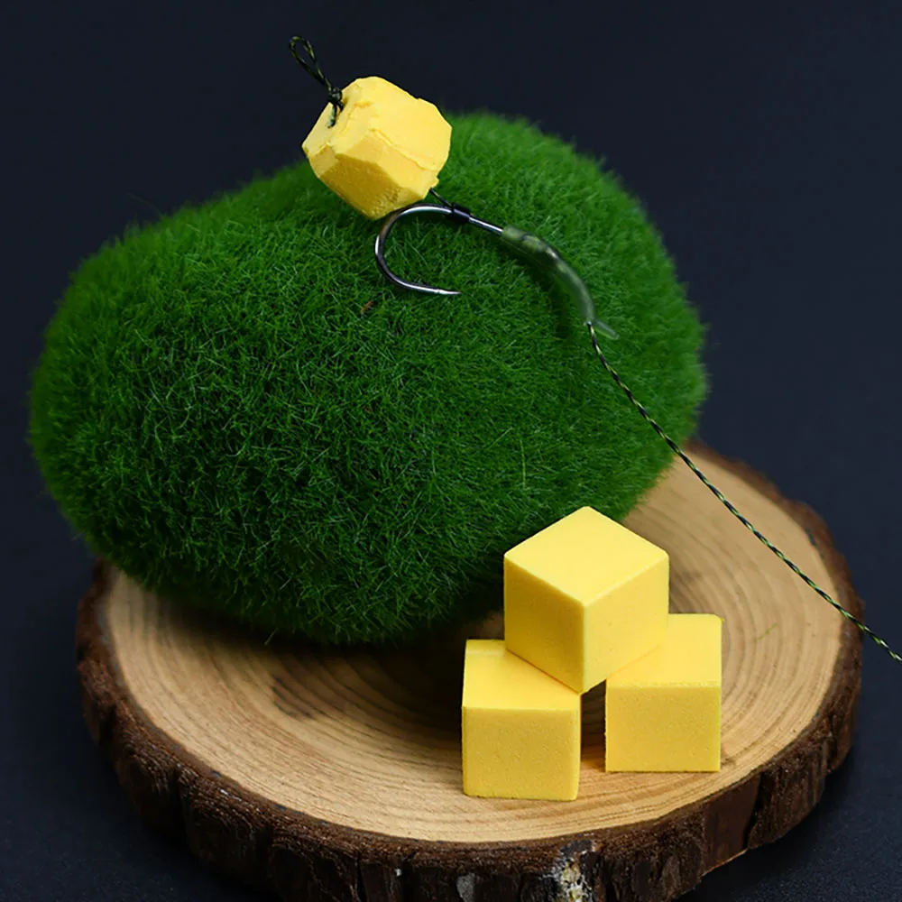 8 Uds pesca de carpa cebo falso forma de cubo Pop Up Boilie pelo carpa aparejo flotante señuelo de pesca para accesorios de pesca aparejos - imagen 3