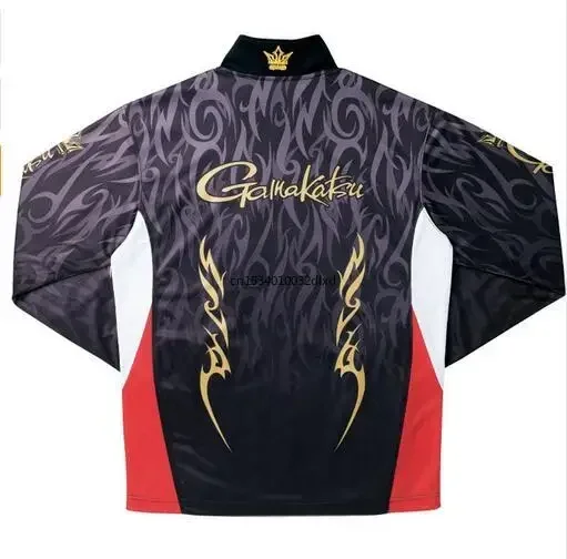 Ropa de pesca de talla grande 3XL para hombre, ropa deportiva transpirable de verano con protección solar seca y UV, camisas de pesca al aire libre para hombre - imagen 2